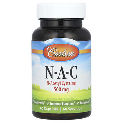 N-A-C, 500 mg, 60 капсул