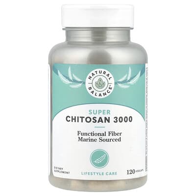 Super Chitosan 3000, 120 вегетарианских капсул (750 mg на капсулу)