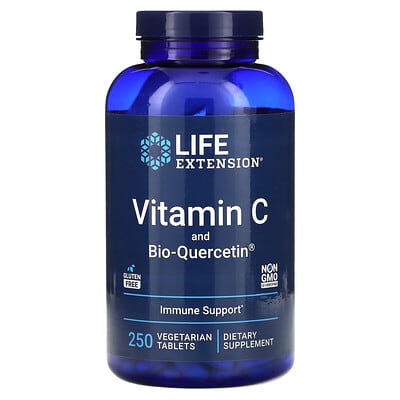 Витамин C и Bio-Quercetin®, 250 вегетарианских таблеток