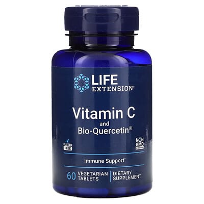 Витамин C и Bio-Quercetin®, 60 вегетарианских таблеток