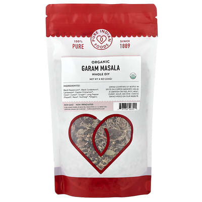 Organic Garam Masala, Whole DIY, 8 oz (226 g)