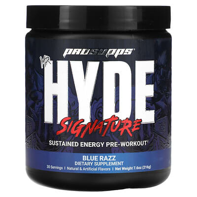 Mr. Hyde®, Signature Pre-Workout, Blue Razz, 7.6 oz (216 g)