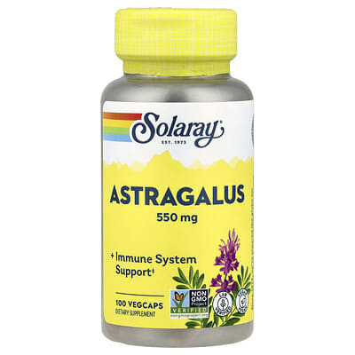 Астрагал, 550 mg, 100 вегетарианских капсул