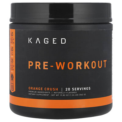 Предтренировочный комплекс Kaged Pre-Workout, Orange Crush, 562 g