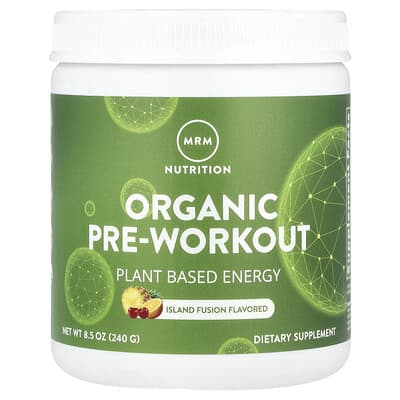 MRM Nutrition органический предтренировочный комплекс Island Fusion, 8.5 oz (240 g)
