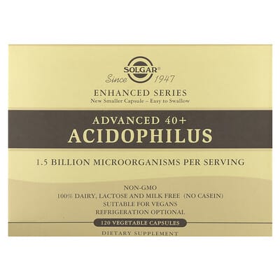 Advanced 40+ Acidophilus, 120 растительных капсул
