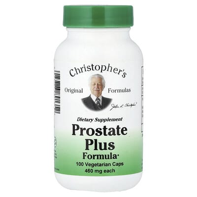 Christopher's Original Formulas формула для простаты Prostate Plus 100 вегетарианских капсул
