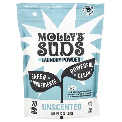 Laundry Powder, Unscented, 47 oz (1.3 kg)