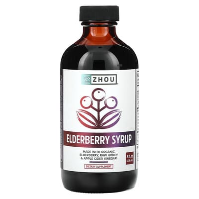 Elderberry сироп, 8 fl oz (236 ml)