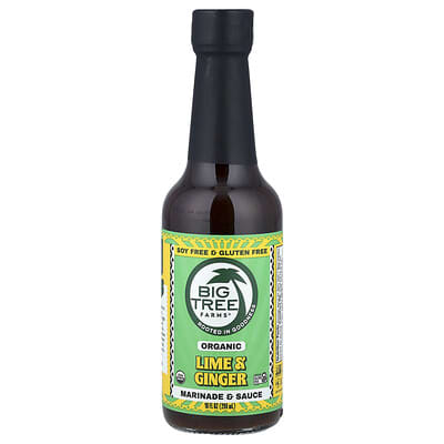 Organic Lime & Ginger, маринад и соус, 296 ml