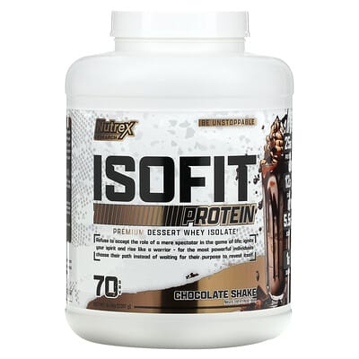 Протеин IsoFit, шоколадный коктейль, 2,317 g