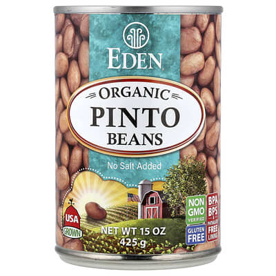 Organic Pinto Beans, 15 oz (425 g)