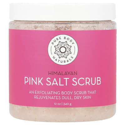 Himalayan Pink Salt Scrub, 12 oz (340 g)