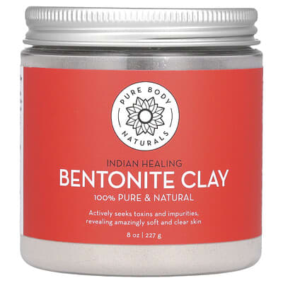 Indian Healing Bentonite Clay, 8 oz (227 g)