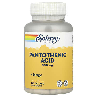 Pantothenic Acid, 500 mg, 100 VegCaps
