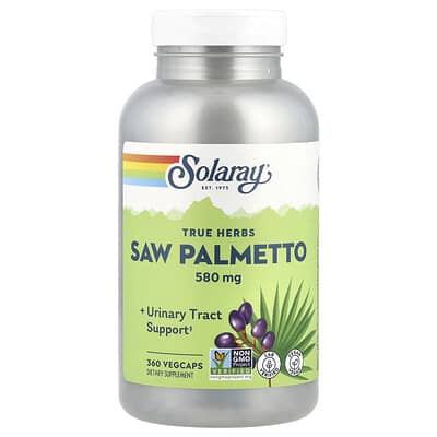 True Herbs, Saw Palmetto, 580 mg, 360 веганских капсул