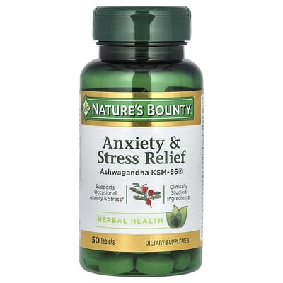 Средство от тревоги и стресса Nature's Bounty, 50 таблеток