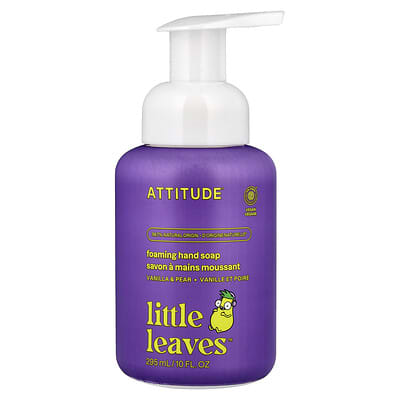 Пенистое мыло для рук Little Leaves™, Vanilla & Pear, 10 fl oz (295 ml)