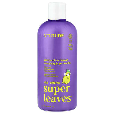 Super Leaves® шампу и гель для душа, ваниль и груша, 16 fl oz (473 ml)