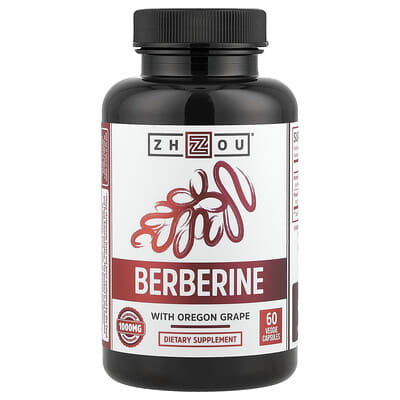 Berberine с Oregon Grape, 60 вегетарианских капсул