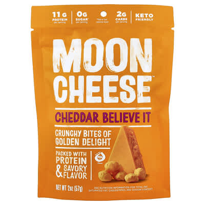 Хрустящие закуски Crunchy Bites, Cheddar Believe It, 2 oz (57 g)