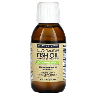 Рыбий жир дикой алмазской рыбы, Summit DHA, 4.23 fl oz (125 ml)