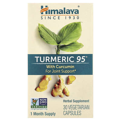 Turmeric 95® с куркумином, 30 вегетарианских капсул