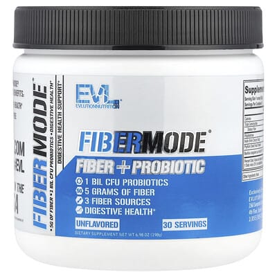 FiberMode®, Fiber + Probiotic, без вкуса, 6.98 oz (198 g)