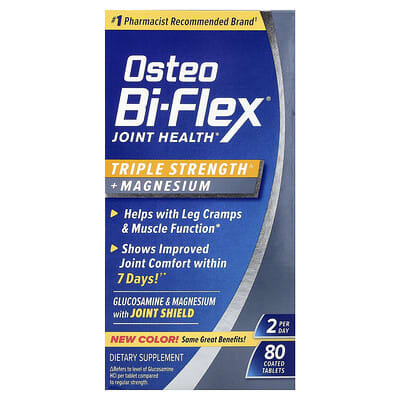 Joint Health, Усиленная формула с магнием, 80 покрытых таблеток