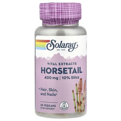 Vital Extracts, Horsetail, 400 mg, 60 веганских капсул
