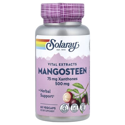 Vital Extracts, Mangosteen, 500 mg, 60 VegCaps