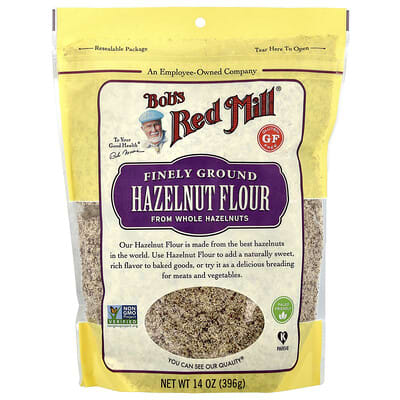 Bob's Red Mill мука из фундука мелкого помола, 14 oz (396 g)