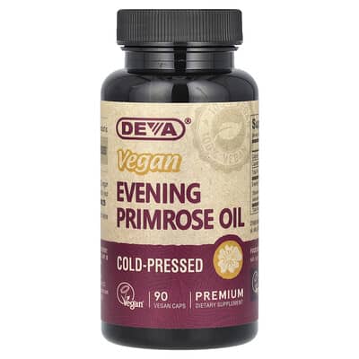 Vegan Evening Primrose Oil, 90 Vegan Caps (500 mg per Capsule)