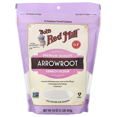 Крахмал из стрелового корня, 16 oz (454 g)