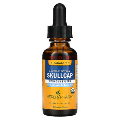 Herb Pharm Skullcap, без спирта, 1 fl oz (30 ml)