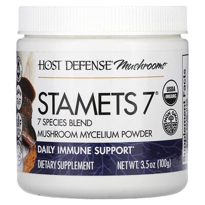 Грибы Host Defense STAMETS 7, 3.5 oz (100 g)