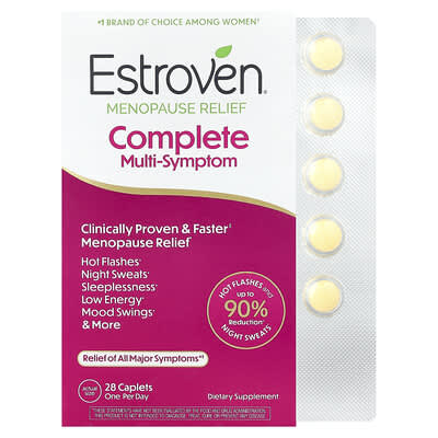 Estroven Complete Multi-Symptom Menopause Relief, 28 капсул