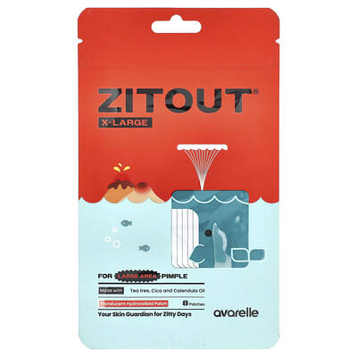 Zitout®, XL, 8 патчей