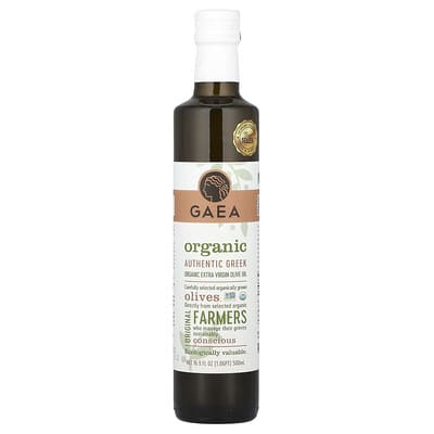 Gaea Organic оливковое масло Extra Virgin, 16.9 fl oz (500 ml)
