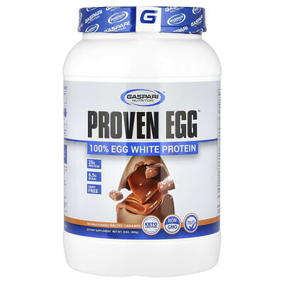 Proven Egg™, 100% яичный белок, Salted Caramel, 2 lbs (900 g)