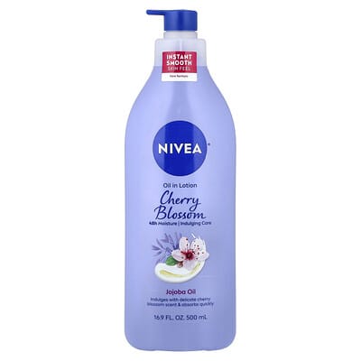 Oil in Lotion, Cherry Blossom & Jojoba Oil, 16.9 fl oz (500 ml)