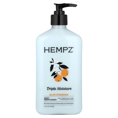 Body Moisturizer, Triple Moisture, 17 fl oz (500 ml)