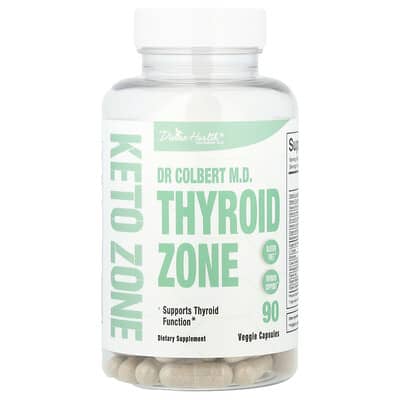 Dr Colbert M.D. Thyroid Zone, 90 растительных капсул