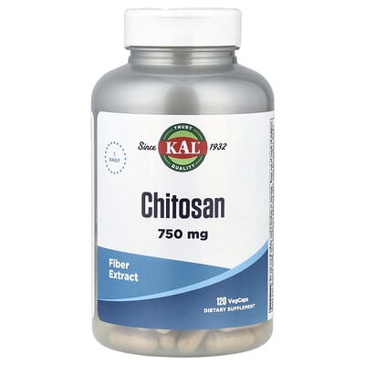 Хитозан, 750 mg, 120 вегетарианских капсул