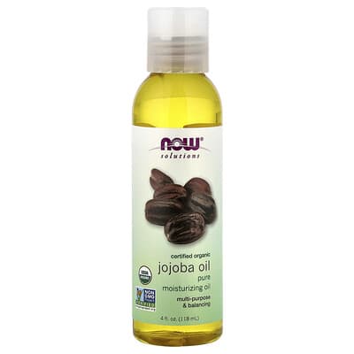 Solutions, Certified Organic Jojoba Oil, 4 fl oz (118 ml)