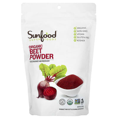 Sunfood органический порошок свеклы, 8 oz (227 g)
