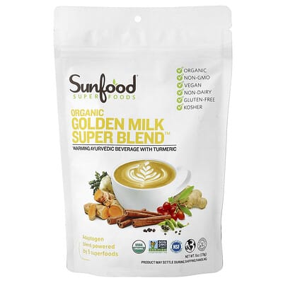 Organic Golden Milk Super Blend™, 6 oz (170 g)