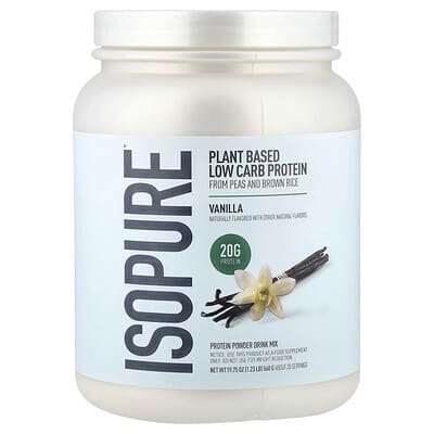 Растительный протеин Isopure Low Carb, Vanilla, 1.23 lb (560 g)