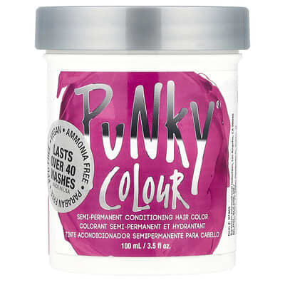 Полуперманентная тонирующая краска для волос, Flamingo Pink, 3.5 fl oz (100 ml)