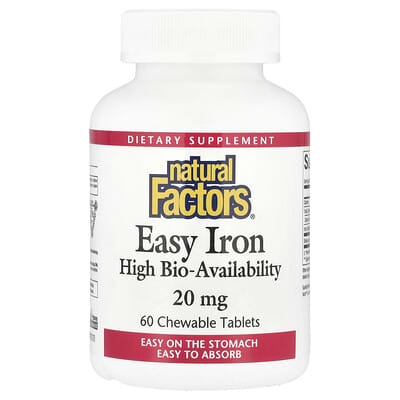Easy Iron, 60 жевательных таблеток